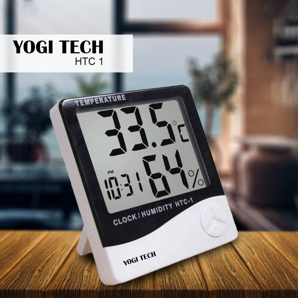YOGI-TECH Measurement Room Temperature Device Meter Humidity Monitor HTC-1 All-in-One Digital Moisture Measurer