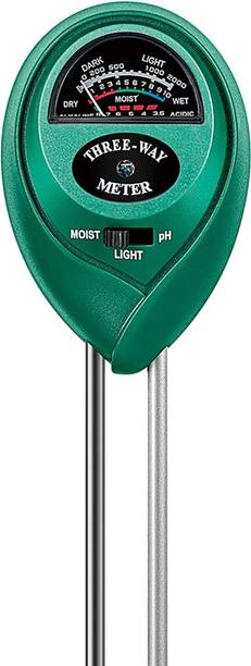 thermomate Soil tester 3 in 1 Soil Moisture Light and PH/Acidity Meter All-in-One Analog Moisture Measurer