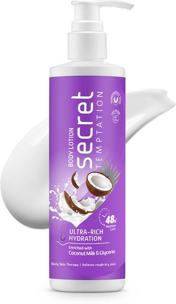 Secret Temptation Ultra Rich Hydration Body Lotion | Dermatologically Tested |48Hrs Moisture Lock|