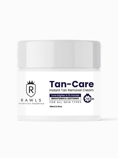 RAWLS Tan Care Cream for Instant Tan Removal in 15 min & helps to restore radiant glow