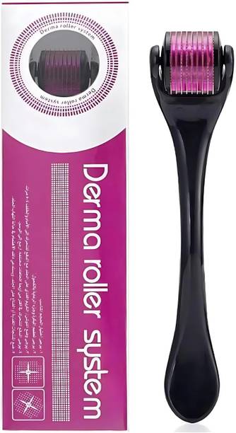 उनियाकने Derma Roller 0.5mm for Hair & Beard Growth – 540 Titanium