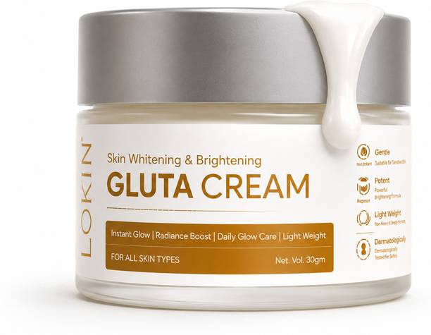 LOOKIN - TRUE BEAUTY White Glow Skin Whitening & Brightening Creme with Kojic Acid, Niacinamide