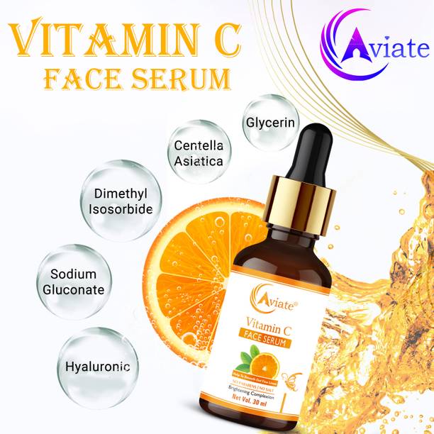 Aviate Natural Glowing Beauty for Dark Spots Vitamin C Face Serum FOR MEN & WOMEN