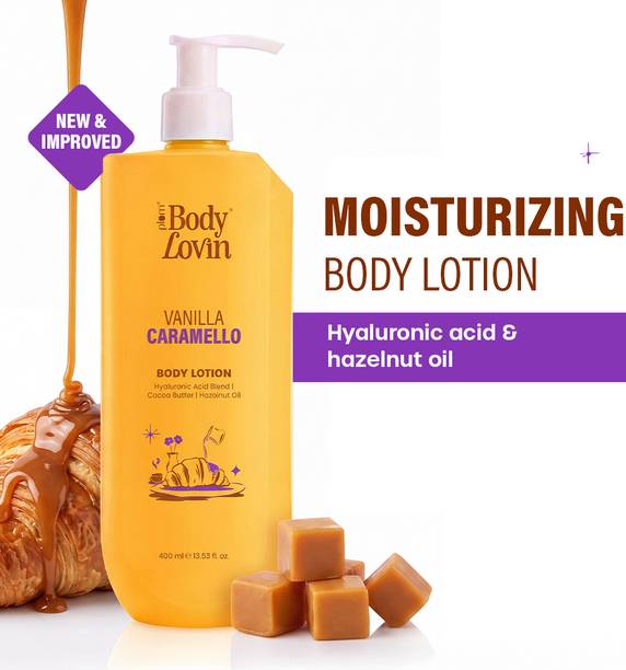Plum BodyLovin' Vanilla Caramello Body Lotion with Cocoa Butter | Deep Moisturization