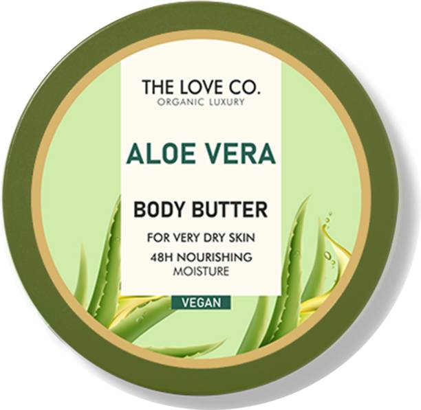 The Love Co. Aloe Vera Body Butter, Intense Hydrating Body Butter, Deep Moisturization Price in India