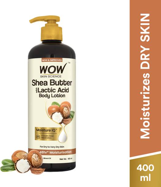 WOW SKIN SCIENCE Shea Butter With Lactic Acid Body Lotion