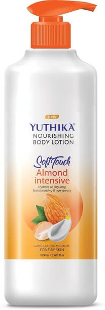 Yuthika Body Lotion Almond Nourish 24 hour Hydration Body Lotion for Women & Men