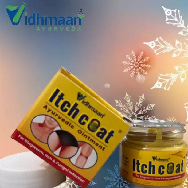 Vidhmaan 100 % Ayurvedic ItchCoat Anti fungal Malam for Ringworm, itching, Eczema