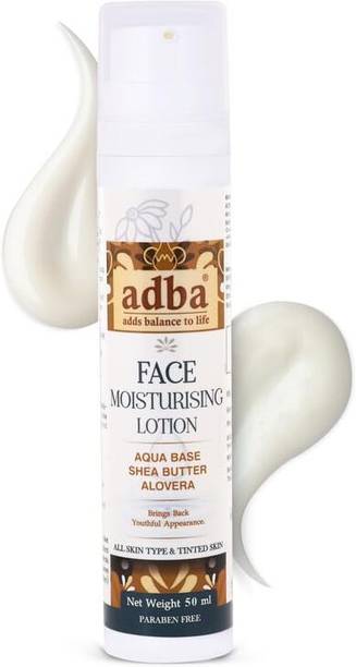 ADBA Aqua-Based Face Moisturiser Shea Butter, Aloe Vera, Vitamin C, E & Niacinamide
