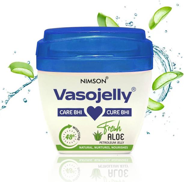 Nimson Vasojelly Fresh Aloe Petroleum Jelly 48-Hour Moisturization for Nourished Lips