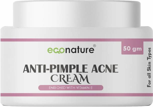 ECONATURE ANTI ACNE PIMPLE CREAM FOR SMOOTH AND GLOWING SKIN - 50GM