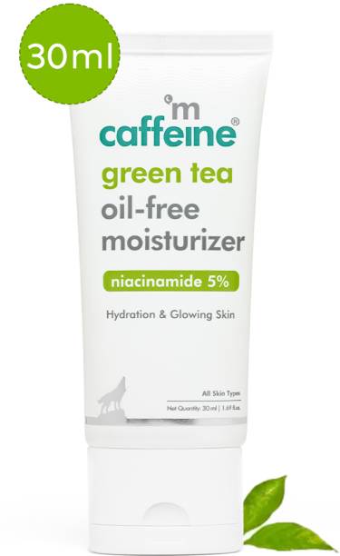 mCaffeine 5% Niacinamide Oil Free Moisturizer with Green Tea, Skin Brightening Cream