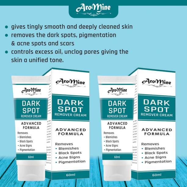 AroMine Dark Spot Remover Cream Pimple Marks | Acne Scars|-60gm-2-Tube-