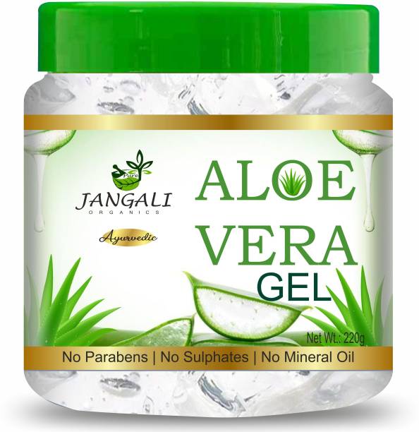 Pure Jangali Organics Aloe Vera Multipurpose Beauty Gel For Skin And Hair.