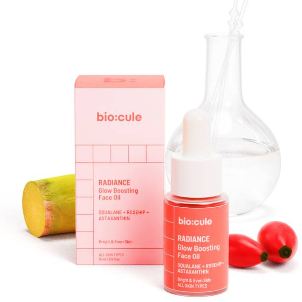 biocule RADIANCE Glow Boosting Face Oil for Bright, Even & Glowing Skin, All Skin Types