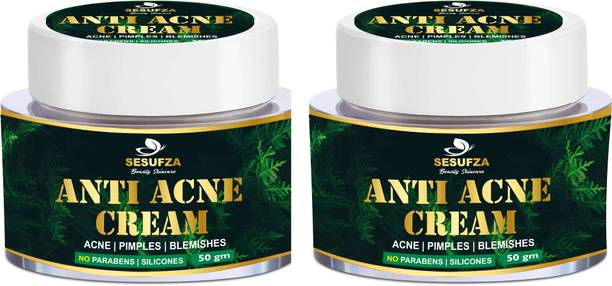 SESUFZA Anti Acne Cream, Pimple Marks, Acne Scar, Pigmentation, Dark Spot Remover cream
