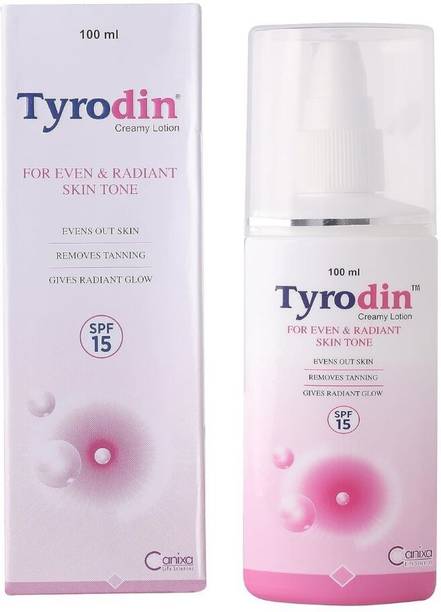 DEVDEXPORTS Tyro din Creamy Lotion SPF 15 for Even and Radiant Skin Tone, 100ml