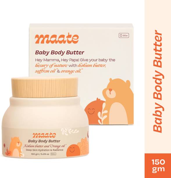 MAATE Baby Body Butter Moisturization & Soft Skin Enriched Kokum Butter & Orange Oil
