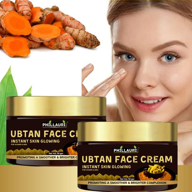 Phillauri Ubtan Face Cream with Soothing Ingredients for Healthy Glow Skin