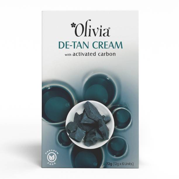 Olivia De-Tan Cream with Activated Carbon for Exfoliation & Deep Cleansing