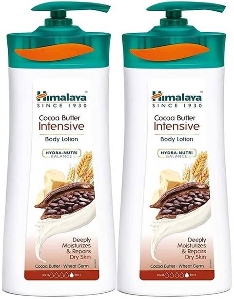 HIMALAYA Cocoa Butter Intensive Body Lotion | Hydra-Nutri Balance 400ml (Pack of 2)