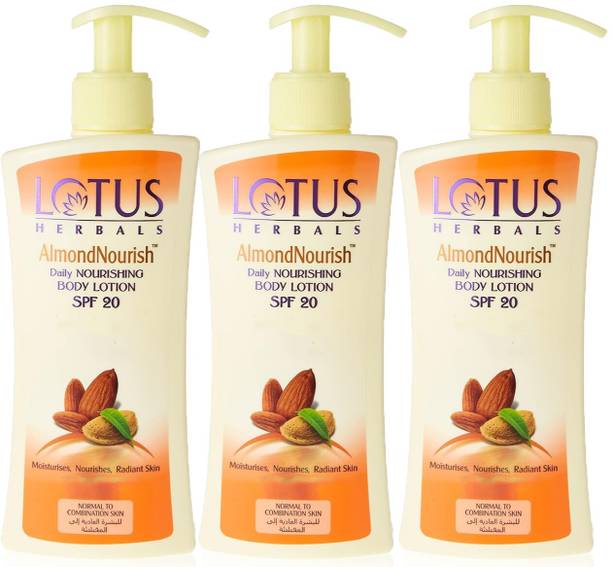 LOTUS HERBALS Herbals Almondnourish Daily Nourishing Body Lotion SPF-20