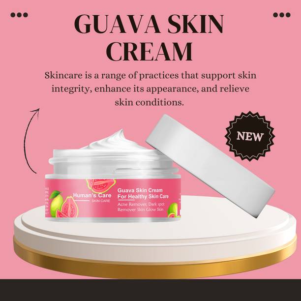 HUMAN'S CARE GUAVA SKIN CARE DARK SPOT REMOVER AND ENHANCE GLOW ON SKIN CARE CREAM