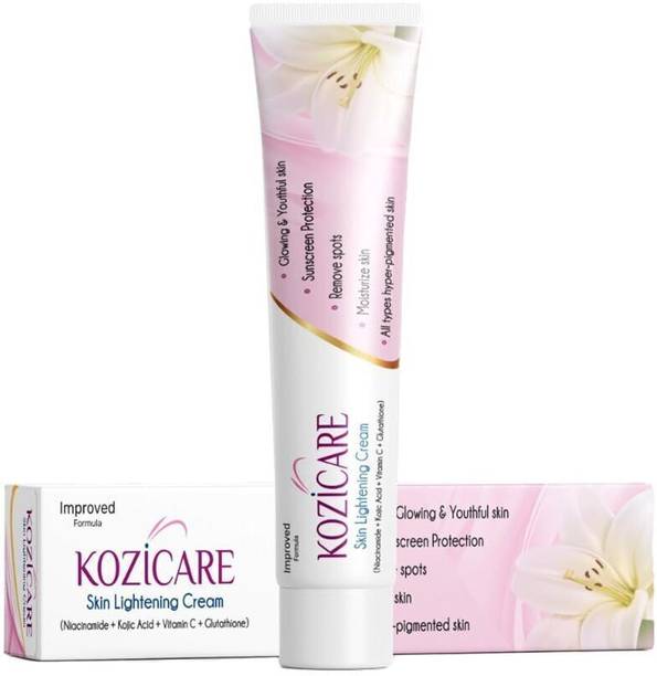 Kozicare Skin Lightening Cream with Kojic Acid, Arbutin, Glutathione ss