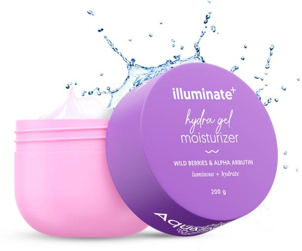 Aqualogica Illuminate + Hydra Gel Moisturizer with Wild Berries & Alpha Arbutin