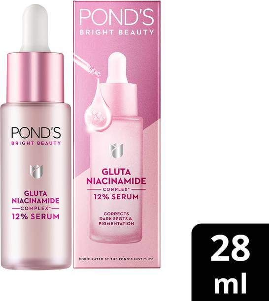 POND's Bright Beauty Spot-less Glow Serum, Infused with Hyaluronic Acid, Vitamin B3, Gluta-Boost-C