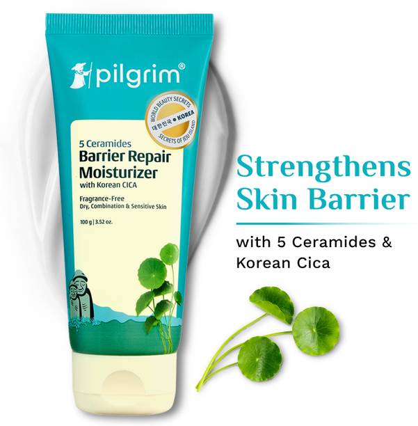 Pilgrim 5 Ceramides Moisturizer with CICA for Barrier Repair & Hydration