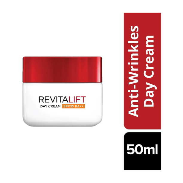 L'Oréal Paris Revitalift Day Face Cream SPF 35 PA++ | Anti-Wrinkle & Radiance