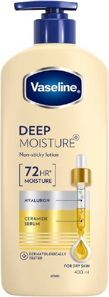 Vaseline Deep Moisture Body Lotion | For Cushion Soft Skin| With Ceramides Hyaluron