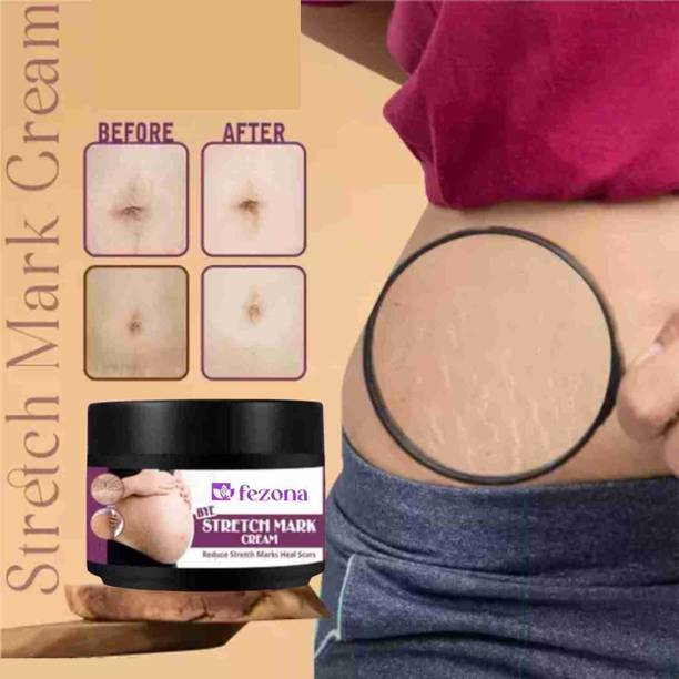 FEZONA Anti-Stretch Marks Cream, Moisturizes the Skin, Reduces Stretch Marks