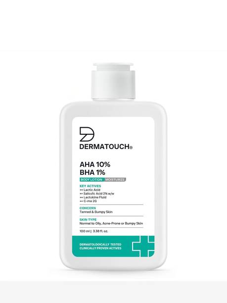 Dermatouch AHA 10% BHA 1% Body Lotion for Men & Women