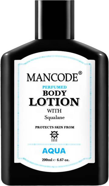 MANCODE Aqua Perfumed Body Lotion with Squalane for Protects Skin From UV