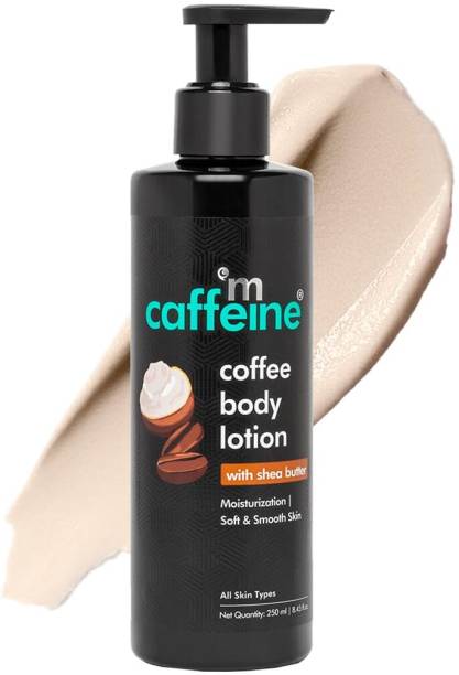 mCaffeine Coffee Body Lotion for Glowing Skin & D TAN, Light & Non-Greasy Moisturizer