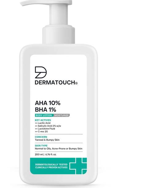 Dermatouch AHA 10% BHA 1% Body Lotion for Men & Women