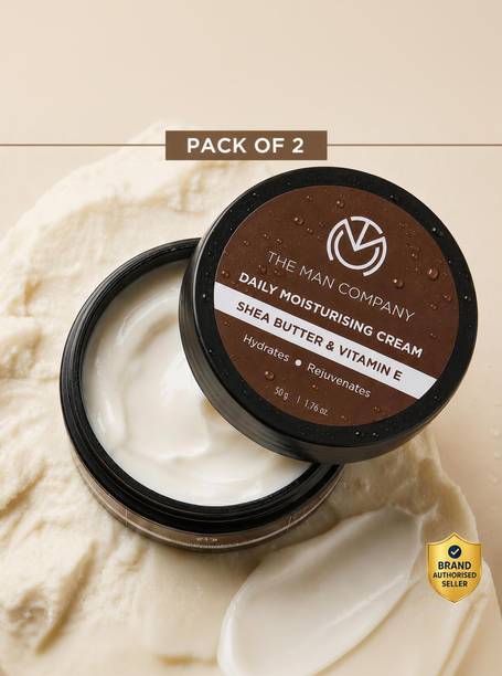 THE MAN COMPANY Daily Moisturiser for Men | for Dry Skin | with Shea Butter