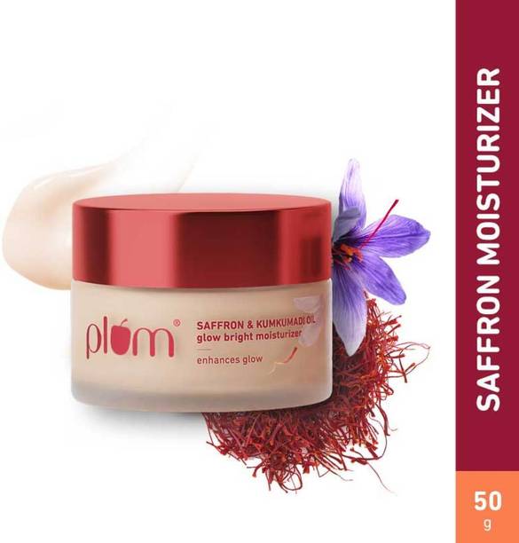 Plum Saffron & Kumkumadi Oil Glow Bright Moisturizer | With SPF 35 | UVA/B Protection