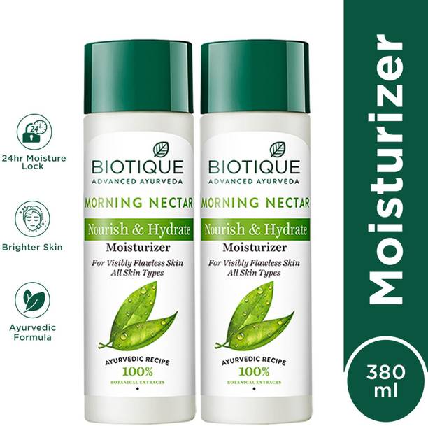 BIOTIQUE Morning Nectar Flawless Skin Moisturizer 24H Deep Moisture All Skin Types