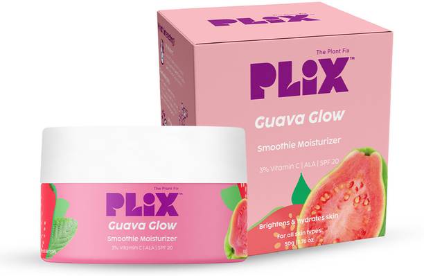 The Plant Fix Plix Guava Glow Smoothie Moisturizer For Brighter Skin With Vitamin C & ALA