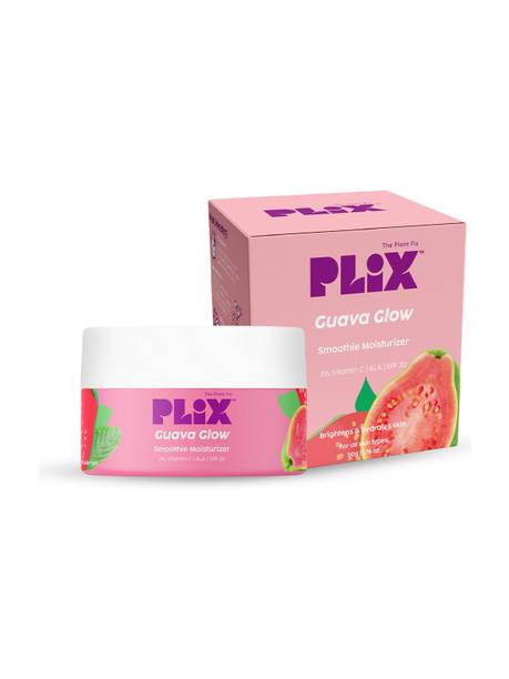 The Plant Fix Plix Guava Glow Smoothie Moisturizer For Brighter Skin With Vitamin C & ALA