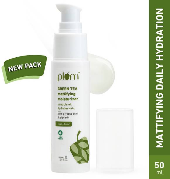 Plum Green Tea Mattifying Face Moisturizer For Daily Use| Fights Acne | Non-Sticky