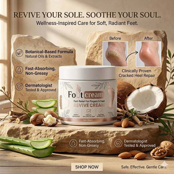SENOVA Crack Heel Repair Foot Cream for Deep Skin Nourishment