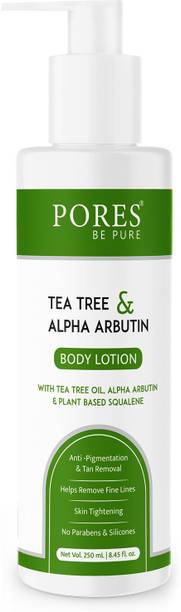PORES BE PURE Tea Tree & Alpha Arbutin Body Lotion | Treats Body Acne