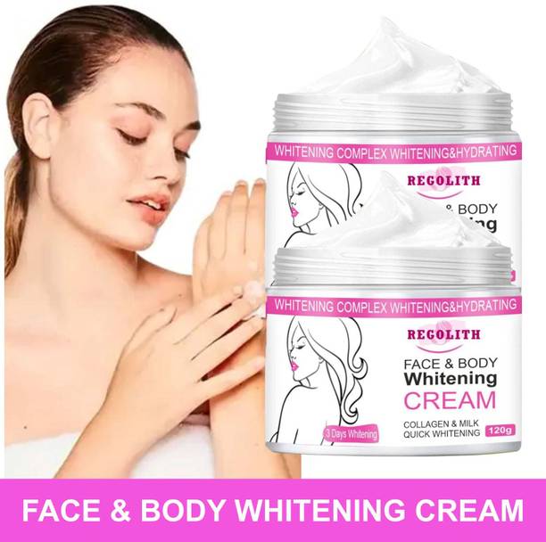 Regolith Whitening Cream for Dark Spots, Skin Brightening & Moisturization