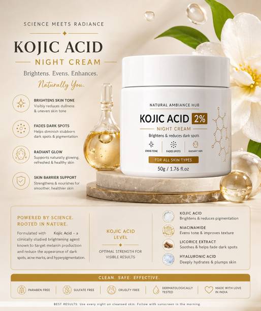 Natural ambience hub Kojic Acid Even Tone Glow Cream Women