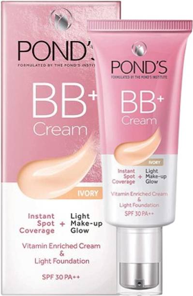 POND's BB+ Cream Light Make-up Glow Ivory -SPF 30PA++(30 g) Pack of 1