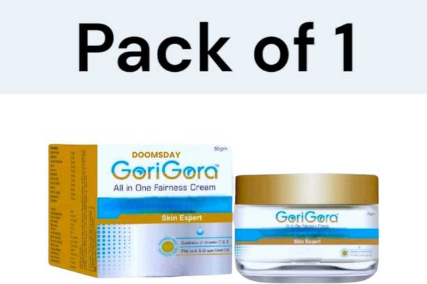 DOOMSDAY gori gora all in one fairness face cream all day using
